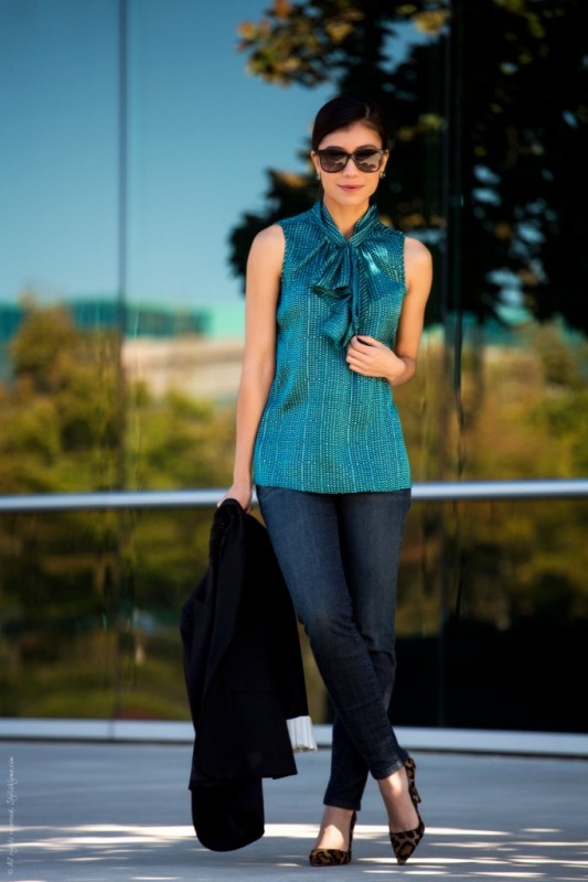 87+ Elegant Office Outfit Ideas for Business Ladies 28 sleeveless blouses and tank tops 10 1 87+ Elegant Office Outfit Ideas for Business Ladies - 28