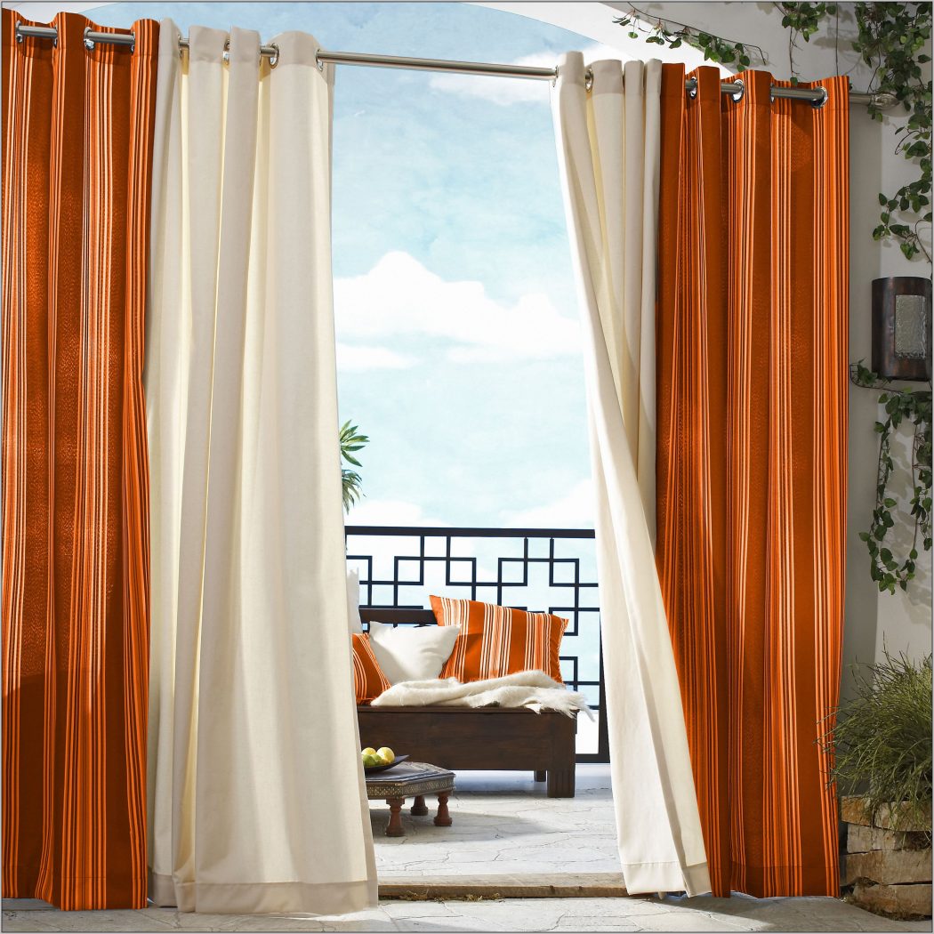 white and orange kitchen curtains 20+ Hottest Curtain Design Ideas - 72