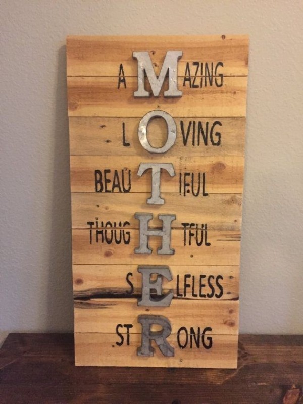 Mothers-Day-wall-sign 35 Unexpected & Creative Handmade Mother's Day Gift Ideas