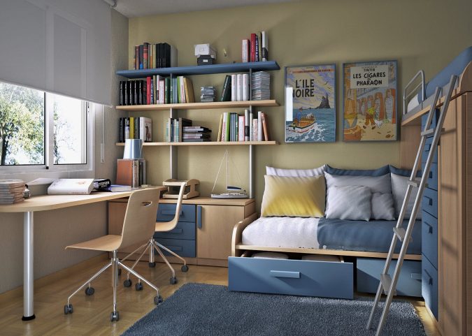 15 Interior Design Tips & Ideas for Narrow Small Spaces 8 Small Bedroom Interior Design 15 Interior Design Tips & Ideas for Narrow Small Spaces - 8