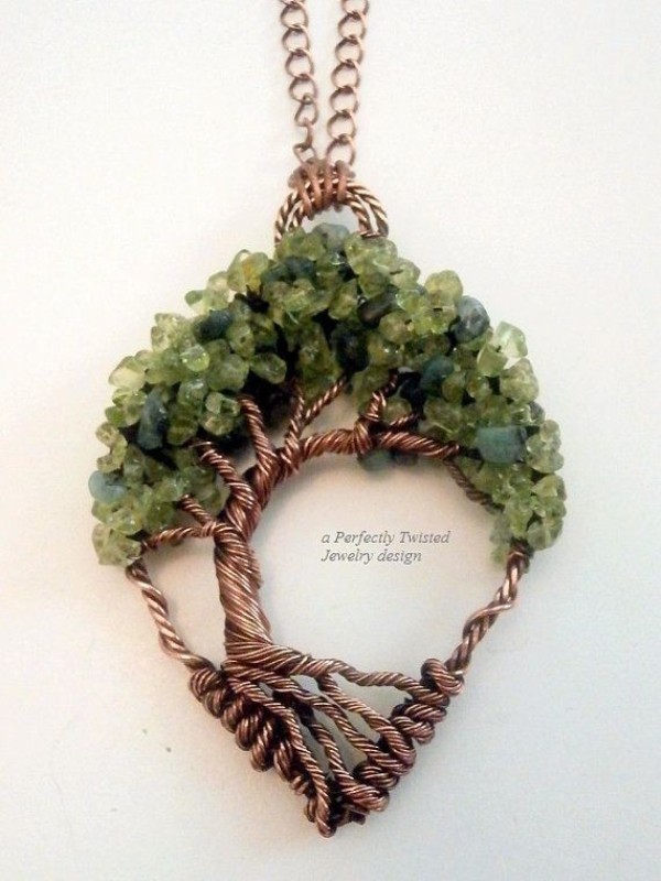 Wire Wrapped Tree of Life Pendant 35 Unexpected & Creative Handmade Mother's Day Gift Ideas - 118