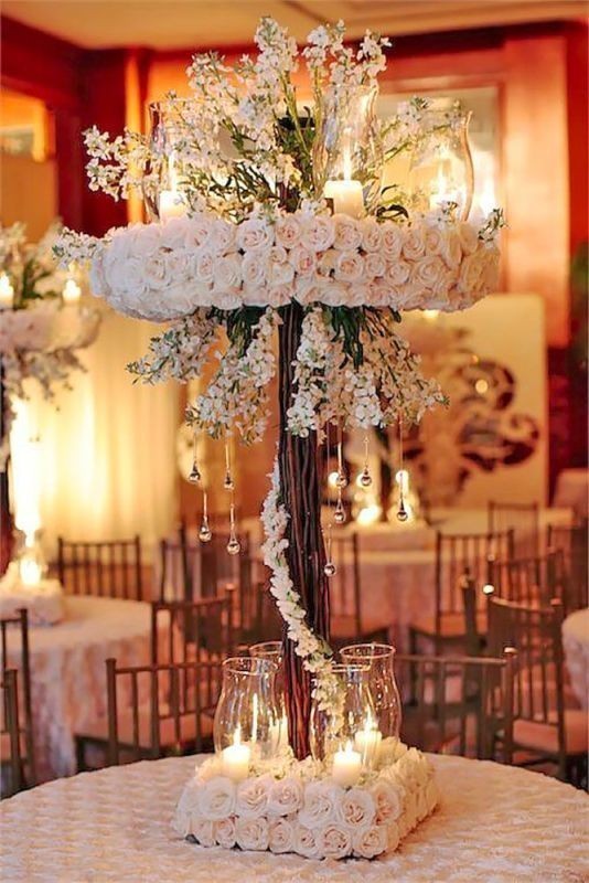79+ Insanely Stunning Wedding Centerpiece Ideas 102 branch wedding centerpieces 7 79+ Insanely Stunning Wedding Centerpiece Ideas - 102