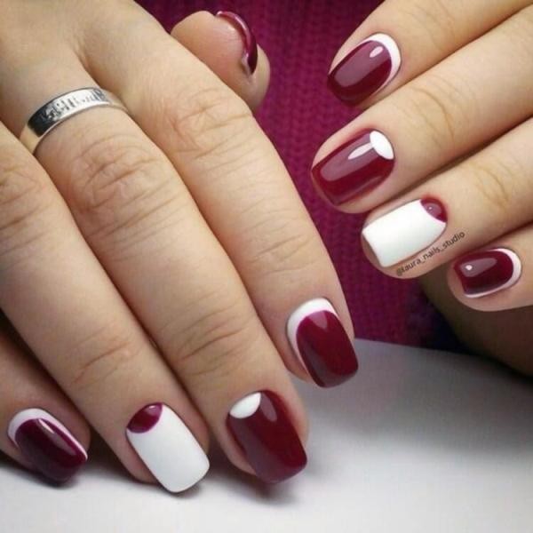 burgundy-nails-2 16+ Lovely Nail Polish Trends for Spring & Summer 2022