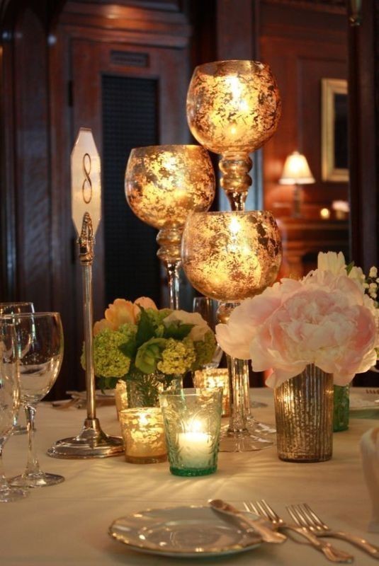 79+ Insanely Stunning Wedding Centerpiece Ideas 76 candle wedding centerpieces 11 79+ Insanely Stunning Wedding Centerpiece Ideas - 76