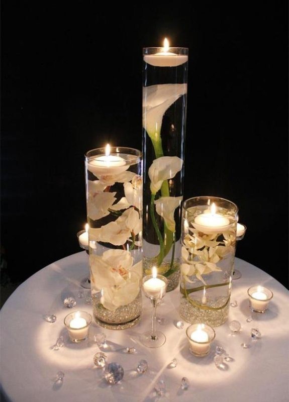 79+ Insanely Stunning Wedding Centerpiece Ideas 77 candle wedding centerpieces 13 79+ Insanely Stunning Wedding Centerpiece Ideas - 77