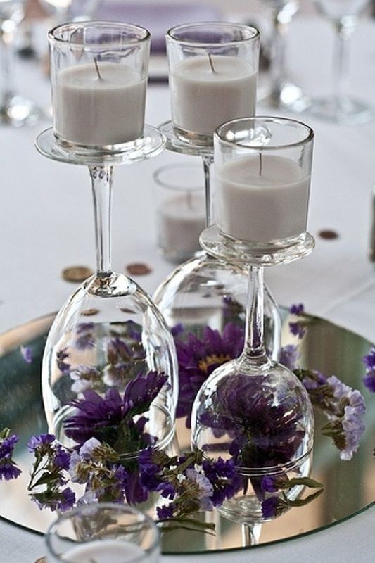 79+ Insanely Stunning Wedding Centerpiece Ideas 69 candle wedding centerpieces 4 79+ Insanely Stunning Wedding Centerpiece Ideas - 69