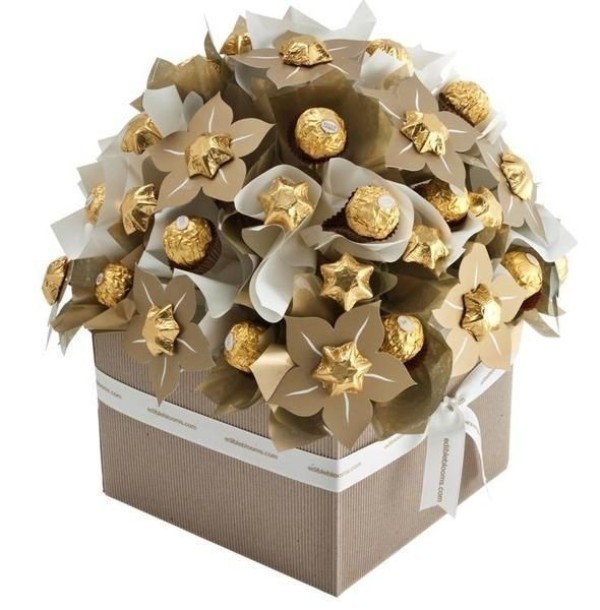 35 Unexpected & Creative Handmade Mother's Day Gift Ideas 52 chocolate floral bouquet 3 35 Unexpected & Creative Handmade Mother's Day Gift Ideas - 52