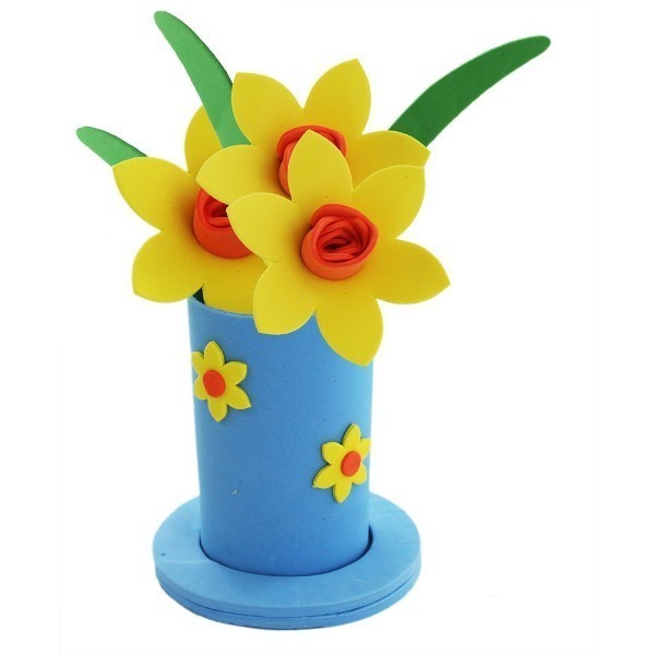 foam-vase 35 Unexpected & Creative Handmade Mother's Day Gift Ideas