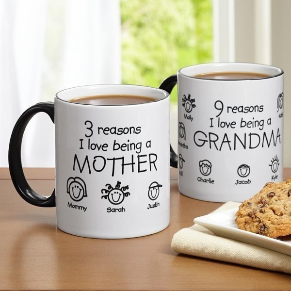 35 Unexpected & Creative Handmade Mother's Day Gift Ideas 85 handmade personalized mugs 5 35 Unexpected & Creative Handmade Mother's Day Gift Ideas - 85