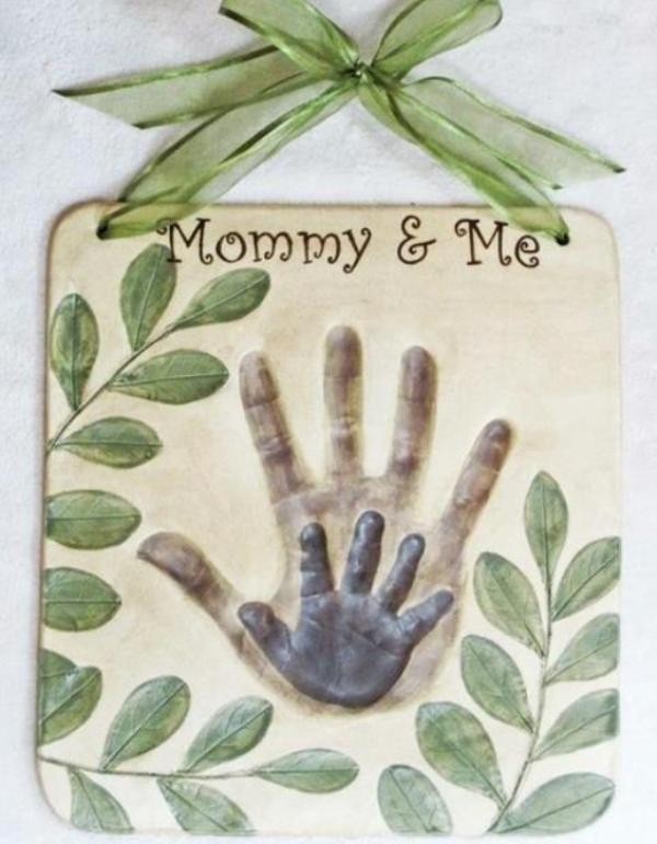handprint and footprint crafts and art ideas 4 35 Unexpected & Creative Handmade Mother's Day Gift Ideas - 43