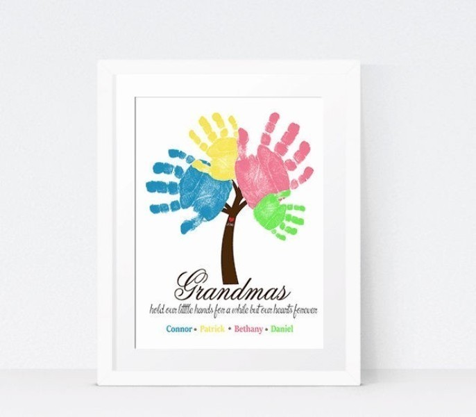 35 Unexpected & Creative Handmade Mother's Day Gift Ideas 45 handprint and footprint crafts and art ideas 6 35 Unexpected & Creative Handmade Mother's Day Gift Ideas - 45