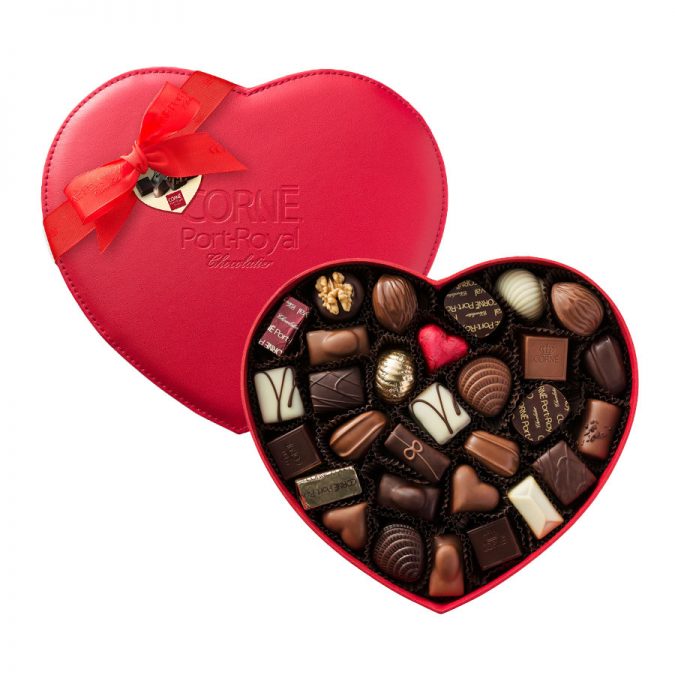 heart shaped box of chocolate Romantic Gifts For Your Lady on the Valentine's Day - 5