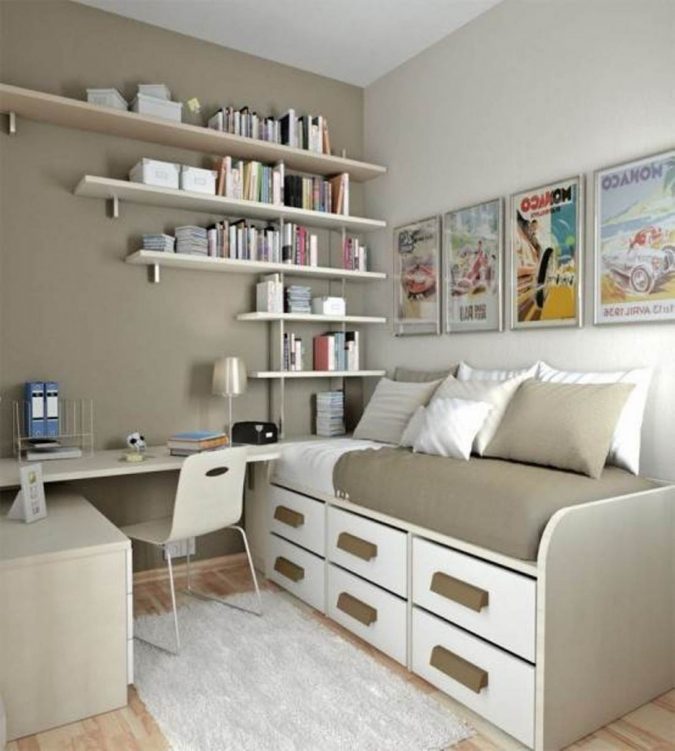 interior design multipurpose items 15 Interior Design Tips & Ideas for Narrow Small Spaces - 7