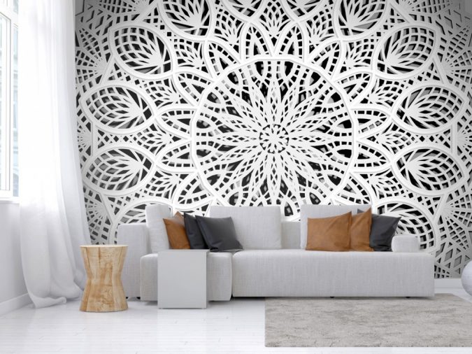 mandala prints wallpaper interior design 15+ Latest Interior Design Ideas for Your Home - 38