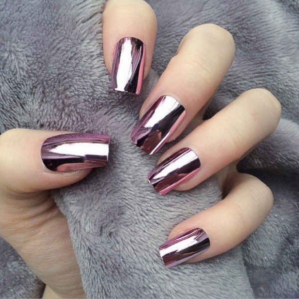 16+ Lovely Nail Polish Trends for Spring & Summer 199 metallic nail art ideas 2 16+ Lovely Nail Polish Trends for Spring & Summer - 199