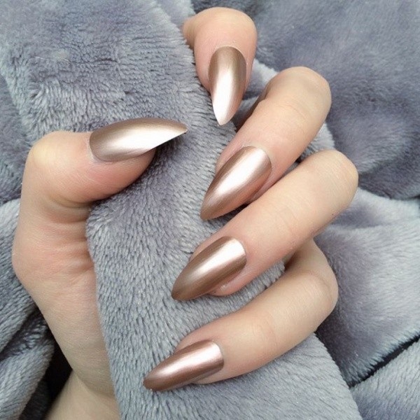 16+ Lovely Nail Polish Trends for Spring & Summer 201 metallic nail art ideas 4 16+ Lovely Nail Polish Trends for Spring & Summer - 201