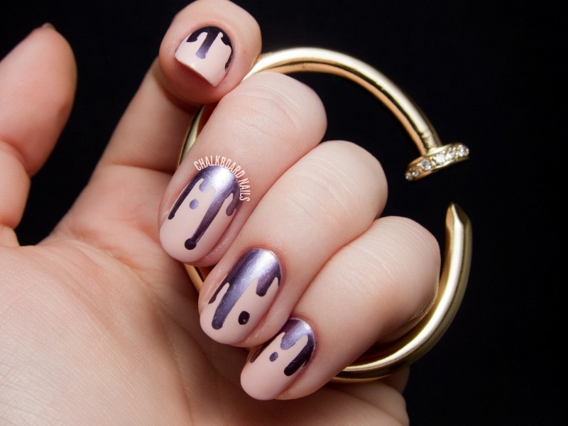 16+ Lovely Nail Polish Trends for Spring & Summer 204 metallic nail art ideas 7 16+ Lovely Nail Polish Trends for Spring & Summer - 204