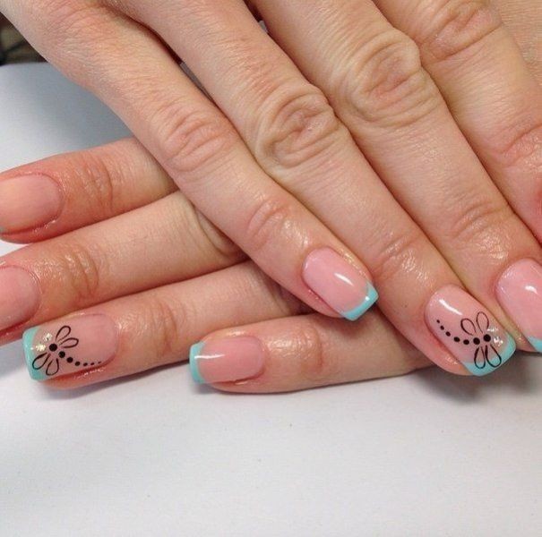 modern-French-manicure-12 16+ Lovely Nail Polish Trends for Spring & Summer 2022