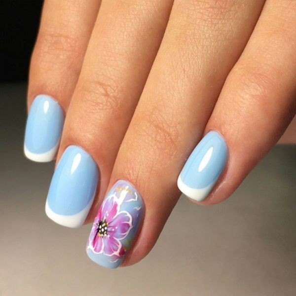 modern-French-manicure-14 16+ Lovely Nail Polish Trends for Spring & Summer 2022