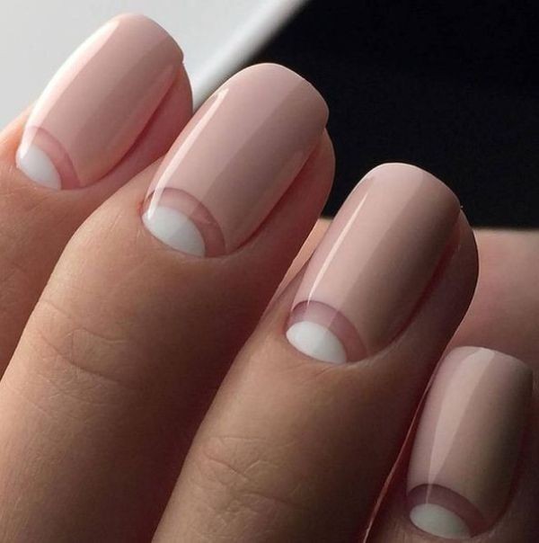modern-French-manicure-18 16+ Lovely Nail Polish Trends for Spring & Summer 2022