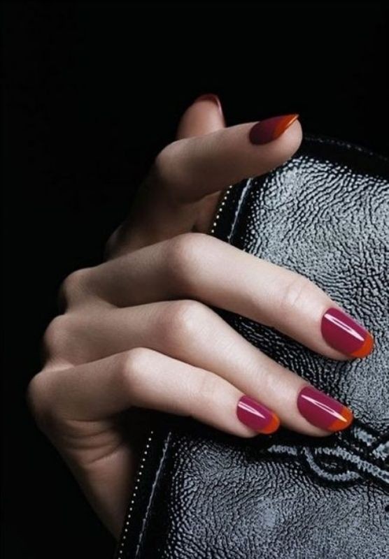 modern-French-manicure-2 16+ Lovely Nail Polish Trends for Spring & Summer 2022