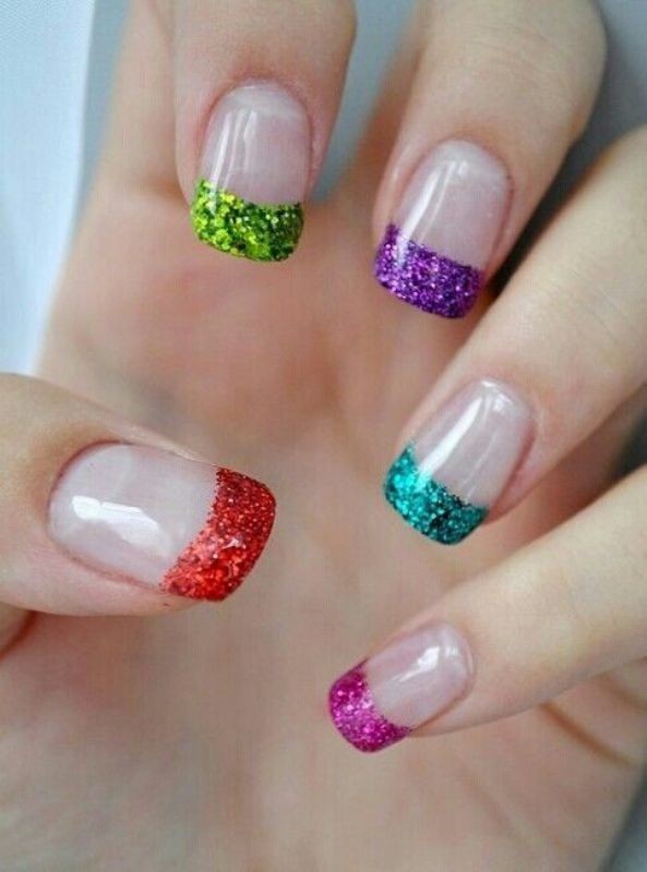 16+ Lovely Nail Polish Trends for Spring & Summer 126 modern French manicure 4 16+ Lovely Nail Polish Trends for Spring & Summer - 126