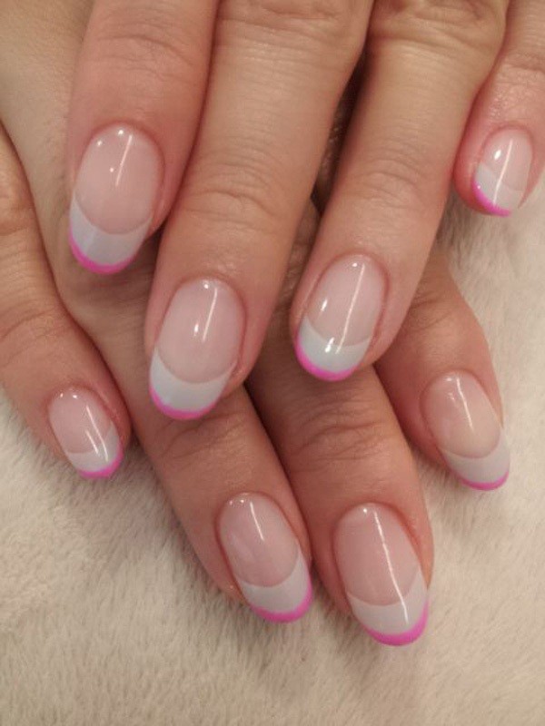 modern-French-manicure-5 16+ Lovely Nail Polish Trends for Spring & Summer 2022