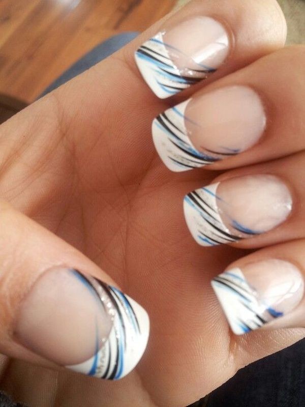 modern-French-manicure-7 16+ Lovely Nail Polish Trends for Spring & Summer 2022