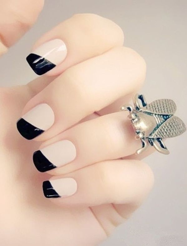 modern-French-manicure-9 16+ Lovely Nail Polish Trends for Spring & Summer 2022