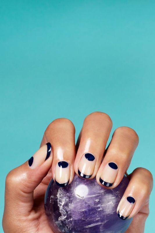 modern-French-manicure 16+ Lovely Nail Polish Trends for Spring & Summer 2022