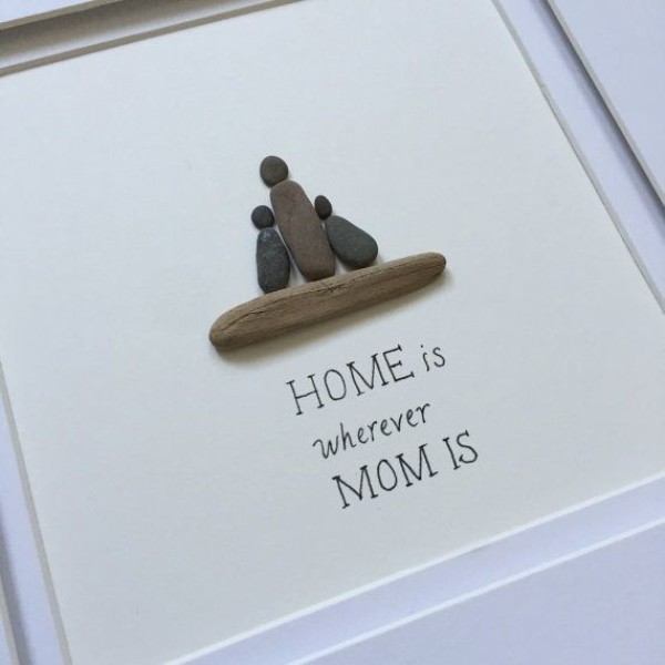 mothers-day-stone-art-12 35 Unexpected & Creative Handmade Mother's Day Gift Ideas