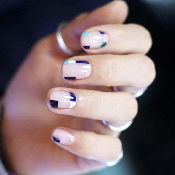 negative space nails 13 16+ Lovely Nail Polish Trends for Spring & Summer - 85