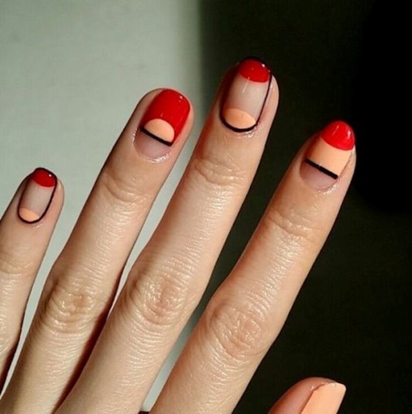 negative space nails 14 16+ Lovely Nail Polish Trends for Spring & Summer - 86