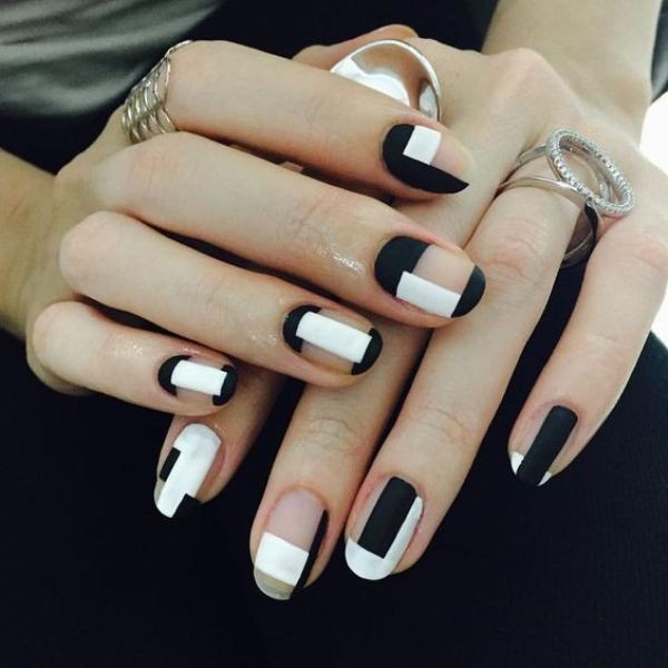 16+ Lovely Nail Polish Trends for Spring & Summer 87 negative space nails 15 16+ Lovely Nail Polish Trends for Spring & Summer - 87