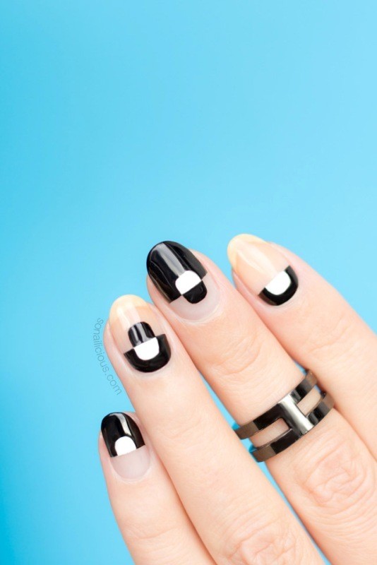 16+ Lovely Nail Polish Trends for Spring & Summer 75 negative space nails 3 16+ Lovely Nail Polish Trends for Spring & Summer - 75