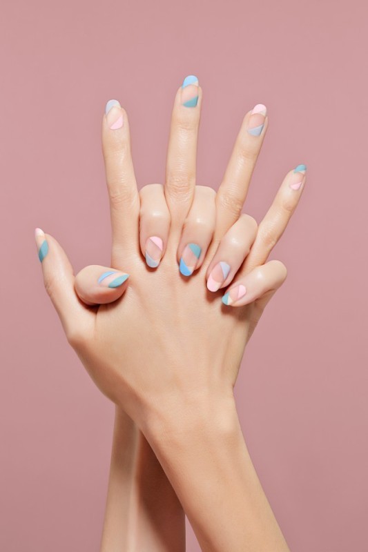 16+ Lovely Nail Polish Trends for Spring & Summer 76 negative space nails 4 16+ Lovely Nail Polish Trends for Spring & Summer - 76