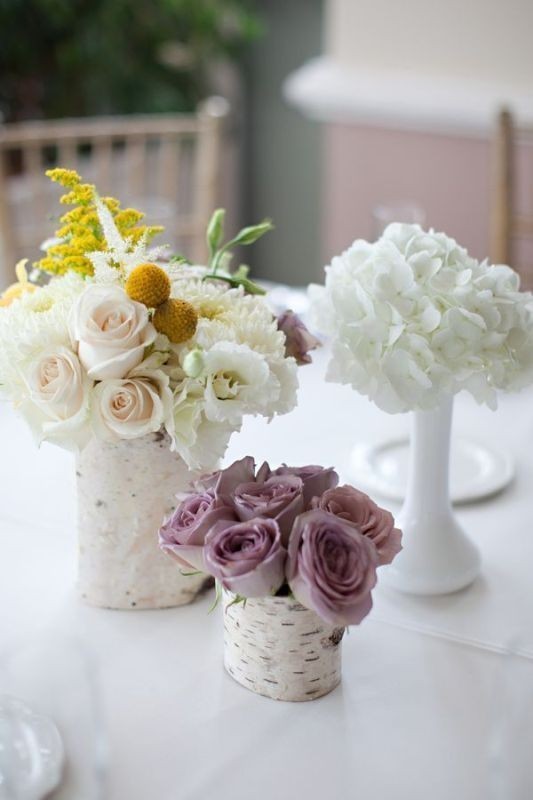 non traditional wedding vases 10 79+ Insanely Stunning Wedding Centerpiece Ideas - 46