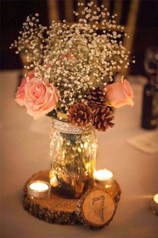 79+ Insanely Stunning Wedding Centerpiece Ideas 49 non traditional wedding vases 13 79+ Insanely Stunning Wedding Centerpiece Ideas - 49