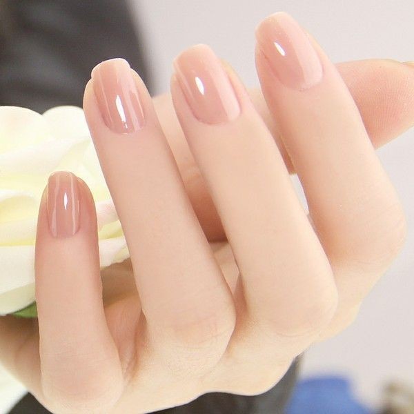 nude-nails-23 16+ Lovely Nail Polish Trends for Spring & Summer 2022