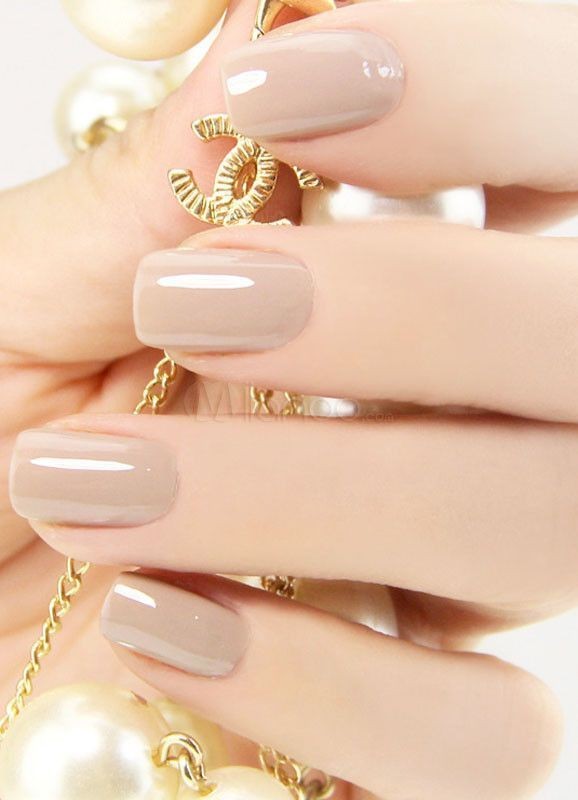 nude nails 5 16+ Lovely Nail Polish Trends for Spring & Summer - 49