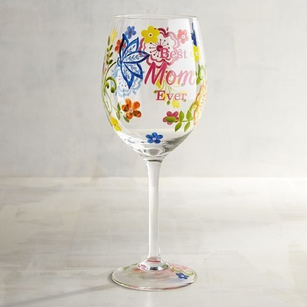 35 Unexpected & Creative Handmade Mother's Day Gift Ideas 86 personalized wineglass 35 Unexpected & Creative Handmade Mother's Day Gift Ideas - 86