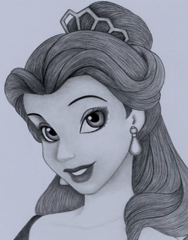 princess cartton drawings by sinsenor 7 Tips to draw Stunning Cartoon Characters - 4