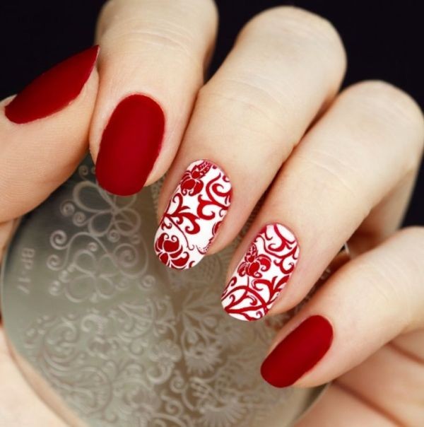red nails 3 16+ Lovely Nail Polish Trends for Spring & Summer - 217
