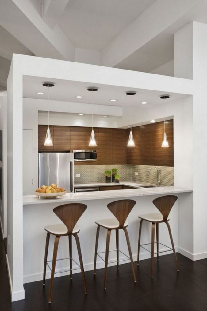15 Interior Design Tips & Ideas for Narrow Small Spaces 2 small kitchan 15 Interior Design Tips & Ideas for Narrow Small Spaces - 2