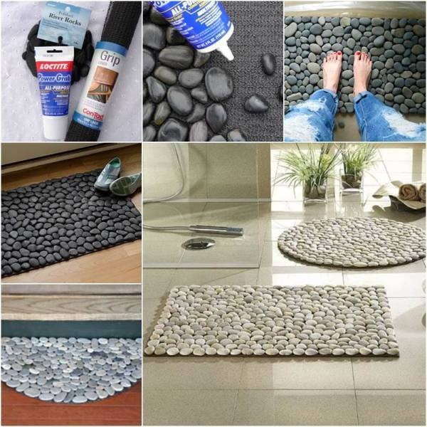 35 Unexpected & Creative Handmade Mother's Day Gift Ideas 20 stone floor mat 35 Unexpected & Creative Handmade Mother's Day Gift Ideas - 20