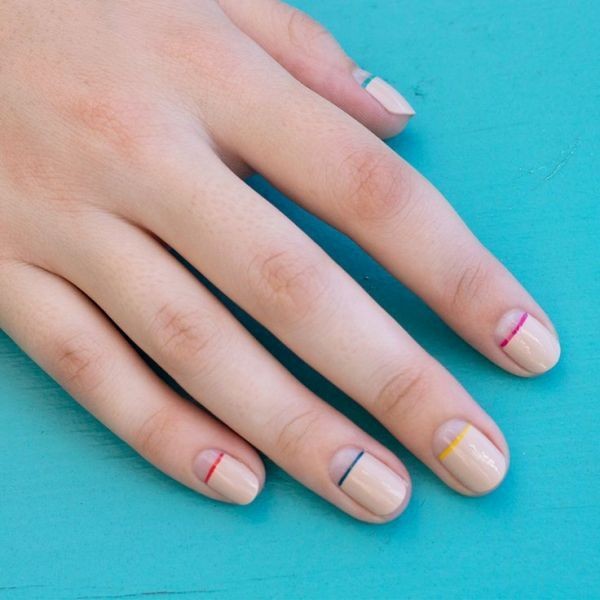 striped nails 13 16+ Lovely Nail Polish Trends for Spring & Summer - 109