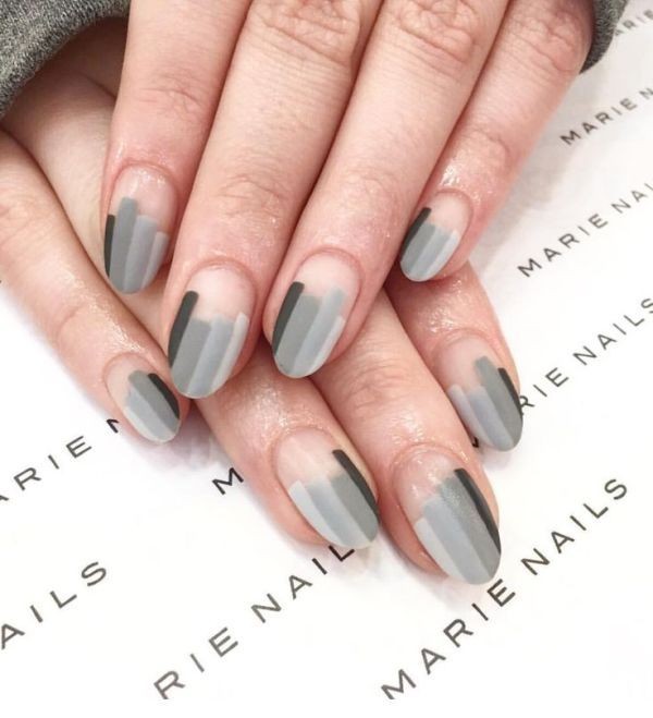 16+ Lovely Nail Polish Trends for Spring & Summer 100 striped nails 4 16+ Lovely Nail Polish Trends for Spring & Summer - 100