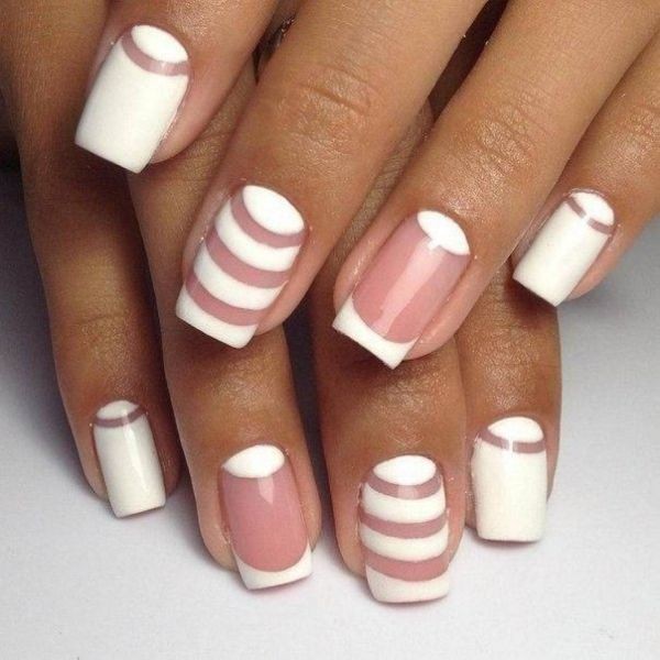 16+ Lovely Nail Polish Trends for Spring & Summer 102 striped nails 6 16+ Lovely Nail Polish Trends for Spring & Summer - 102