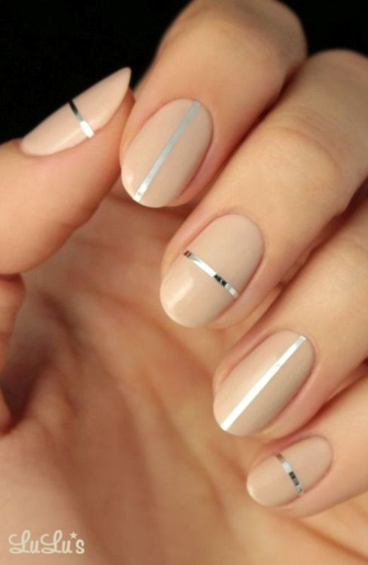 striped nails 16+ Lovely Nail Polish Trends for Spring & Summer - 96