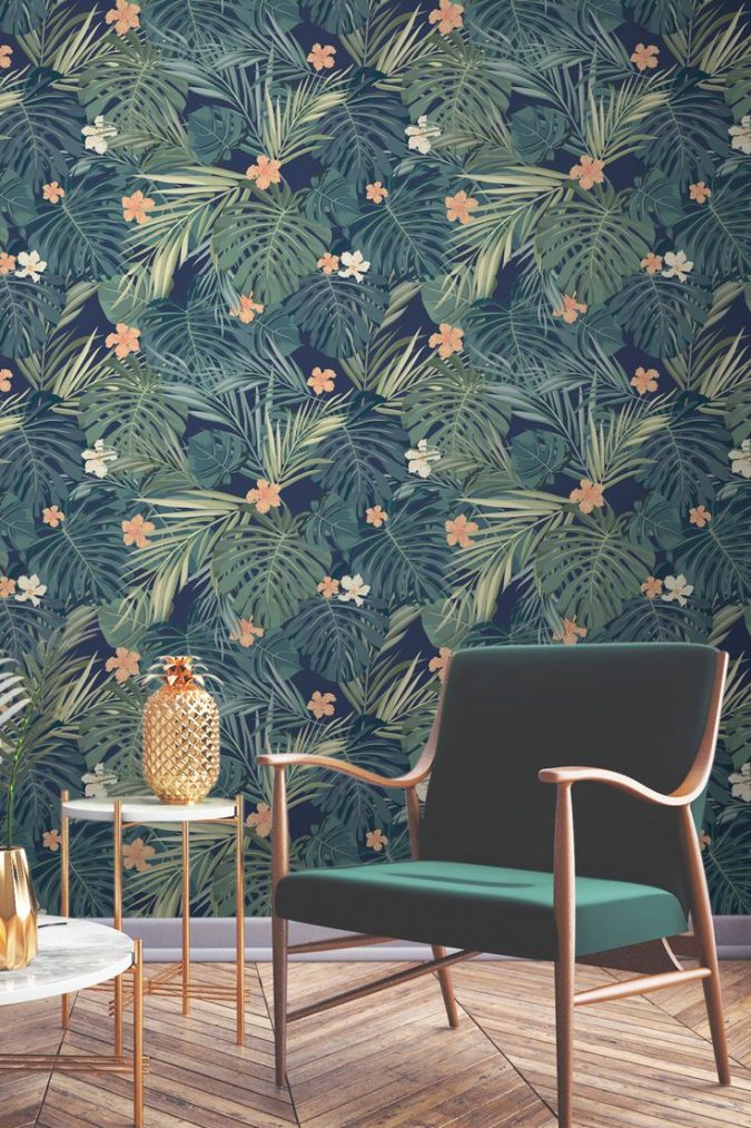 tropical-wallpaper-675x1013 14 Hottest Interior Designers Trends in 2020